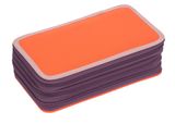 Lässig Unique School Triple Pencil Case Rose / Neon-Orange Lässig Unique School Triple Pencil Case Rose / Neon-Orange