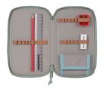 Lässig Unique School Triple Pencil Case Blue / Neon-Yellow Lässig Unique School Triple Pencil Case Blue / Neon-Yellow