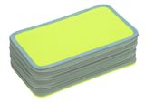Lässig Unique School Triple Pencil Case Blue / Neon-Yellow Lässig Unique School Triple Pencil Case Blue / Neon-Yellow