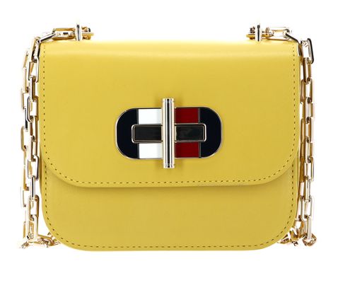 TOMMY HILFIGER Turnlock Mini Crossover Vivid Yellow