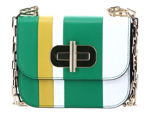 TOMMY HILFIGER Turnlock Mini Crossover Primary Green Mix