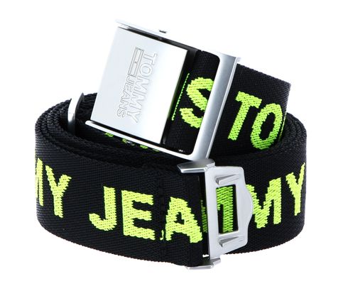 TOMMY HILFIGER TJM Fashion Webbing Belt W90 Black