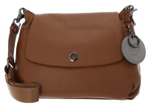 MANDARINA DUCK Mellow Leather Crossover Bag Indian Tan