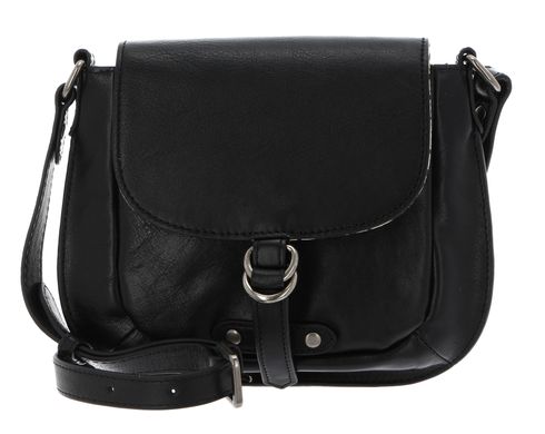 FREDsBRUDER Veg Tan Collection Fleur Crossbody Bag Black FREDsBRUDER Veg Tan Collection Fleur Crossbody Bag Black