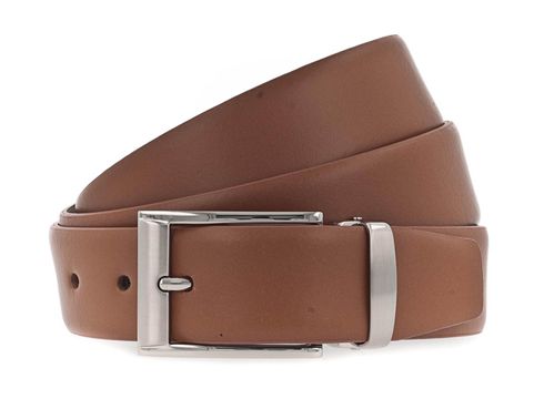 Vanzetti Dresscode: Business 35mm Cambered Belt W110 Cognac - shortenable