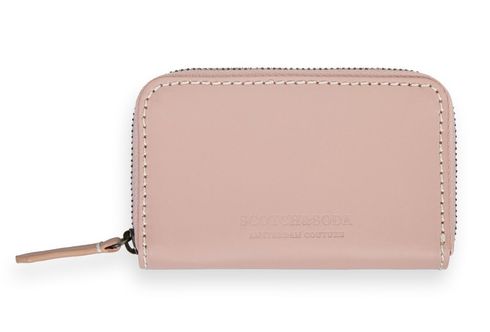 SCOTCH & SODA Zip Coin Wallet Mauve