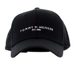 TOMMY HILFIGER TH Established Cap Black TOMMY HILFIGER TH Established Cap Black