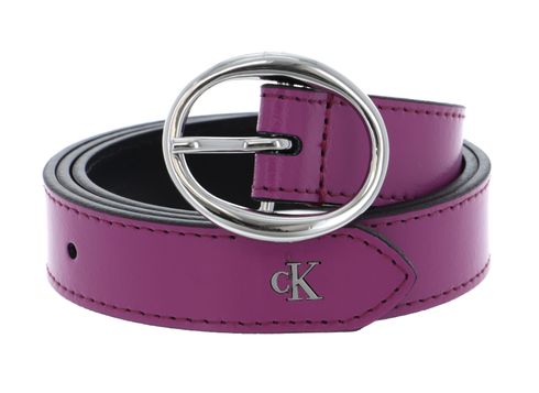Calvin Klein Rounded Classic Belt W75 Vivid Viola