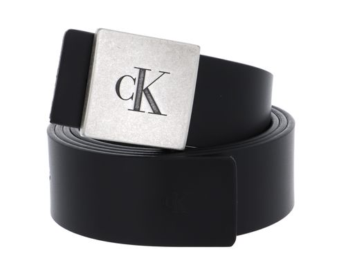 Calvin Klein Square Plaque Reversible Belt W95 Black / Bitter Brown