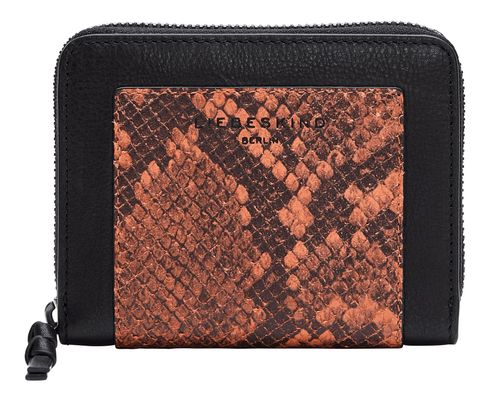 LIEBESKIND BERLIN Side by Side Snake Conny Wallet Black