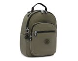 kipling Basic Seoul Backpack S Green Moss kipling Basic Seoul Backpack S Green Moss