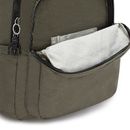 kipling Basic Seoul Backpack L Green Moss kipling Basic Seoul Backpack L Green Moss