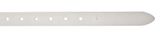 Vanzetti 25mm Leather Belt W90 White Vanzetti 25mm Leather Belt W90 White