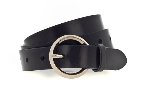 Vanzetti 25mm Leather Belt W95 Black