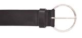 Vanzetti 35mm Full Leather Belt W80 Black Vanzetti 35mm Full Leather Belt W80 Black