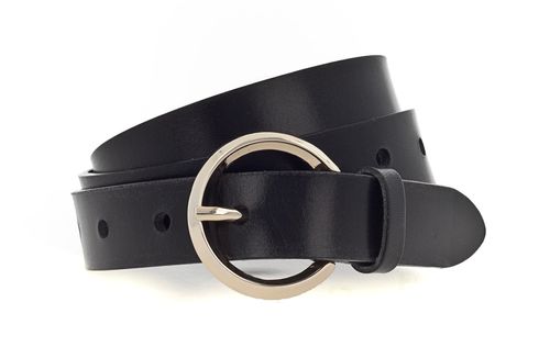 Vanzetti 25mm Leather Belt W100 Black
