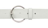 Vanzetti 35mm Full Leather Belt W85 White