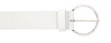 Vanzetti 35mm Full Leather Belt W85 White