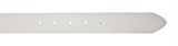 Vanzetti 35mm Full Leather Belt W70 White Vanzetti 35mm Full Leather Belt W70 White