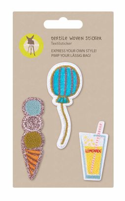 Lässig Textile Woven Sticker Set 3-teilig Sunny