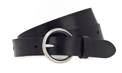 Vanzetti 25mm Leather Belt W85 Black Vanzetti 25mm Leather Belt W85 Black