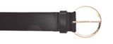 Vanzetti 35mm Full Leather Belt W75 Black Vanzetti 35mm Full Leather Belt W75 Black