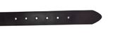 Vanzetti 35mm Full Leather Belt W75 Black Vanzetti 35mm Full Leather Belt W75 Black
