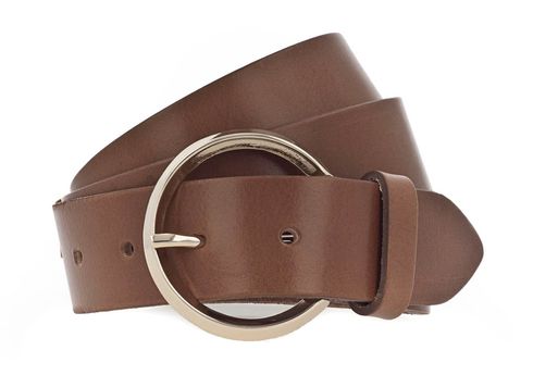 Vanzetti 35mm Full Leather Belt W90 Cognac