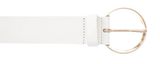 Vanzetti 35mm Full Leather Belt W110 White Vanzetti 35mm Full Leather Belt W110 White