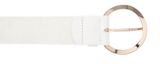 Vanzetti 35mm Full Leather Belt W90 White Vanzetti 35mm Full Leather Belt W90 White