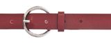 Vanzetti 25mm Leather Belt W85 Red Vanzetti 25mm Leather Belt W85 Red