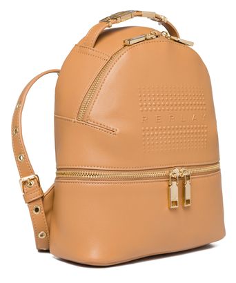 REPLAY Small Backpack Pale Beige