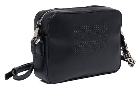 REPLAY Crossbody Bag with Zip Black