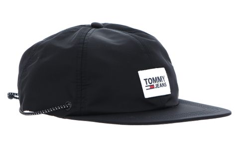 TOMMY HILFIGER TJM Urban Flat Brim Cap Black