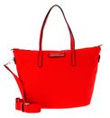 Calvin Klein Shopper With Zipper Vibrant Coral