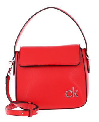 Calvin Klein Hobo With Flap Vibrant Coral