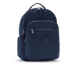 kipling Basic Seoul Backpack L Blue Bleu 2 kipling Basic Seoul Backpack L Blue Bleu 2
