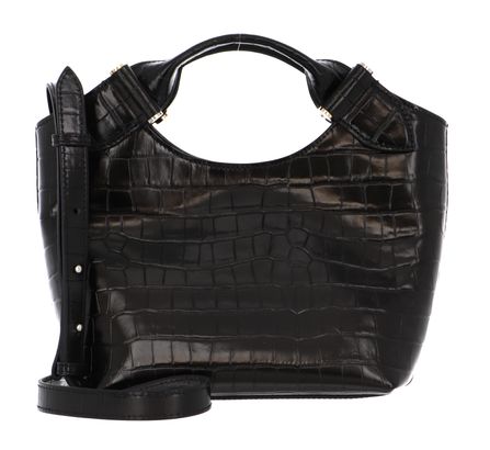 DECADENT Minna Small Tote Croco Black