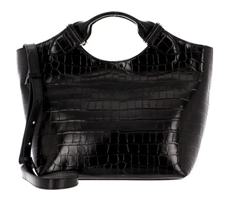 DECADENT Teddy Tote Croco Black