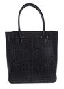 DECADENT Phoebe Big Tote Croco Black