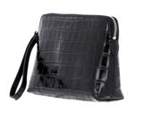 DECADENT Hannah Makeup Purse Croco Black