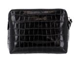 DECADENT Hannah Makeup Purse Croco Black