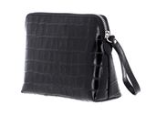 DECADENT Hannah Makeup Purse Croco Black