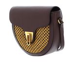 COCCINELLE Beat Paglia Rete Crossover Bag Chocolate / Caramel COCCINELLE Beat Paglia Rete Crossover Bag Chocolate / Caramel