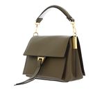 COCCINELLE Louise Small Handbag Moss Green / Lambskin White COCCINELLE Louise Small Handbag Moss Green / Lambskin White