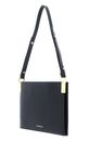 COCCINELLE Delices Canvas Flat Shoulder Bag Natural / Noir