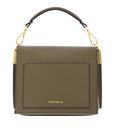 COCCINELLE Louise Small Crossbody Moss Green / Lambskin White COCCINELLE Louise Small Crossbody Moss Green / Lambskin White