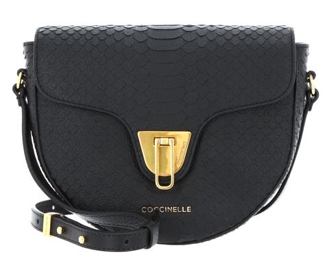 COCCINELLE Beat Python Lulula Crossover Bag Noir / Noir