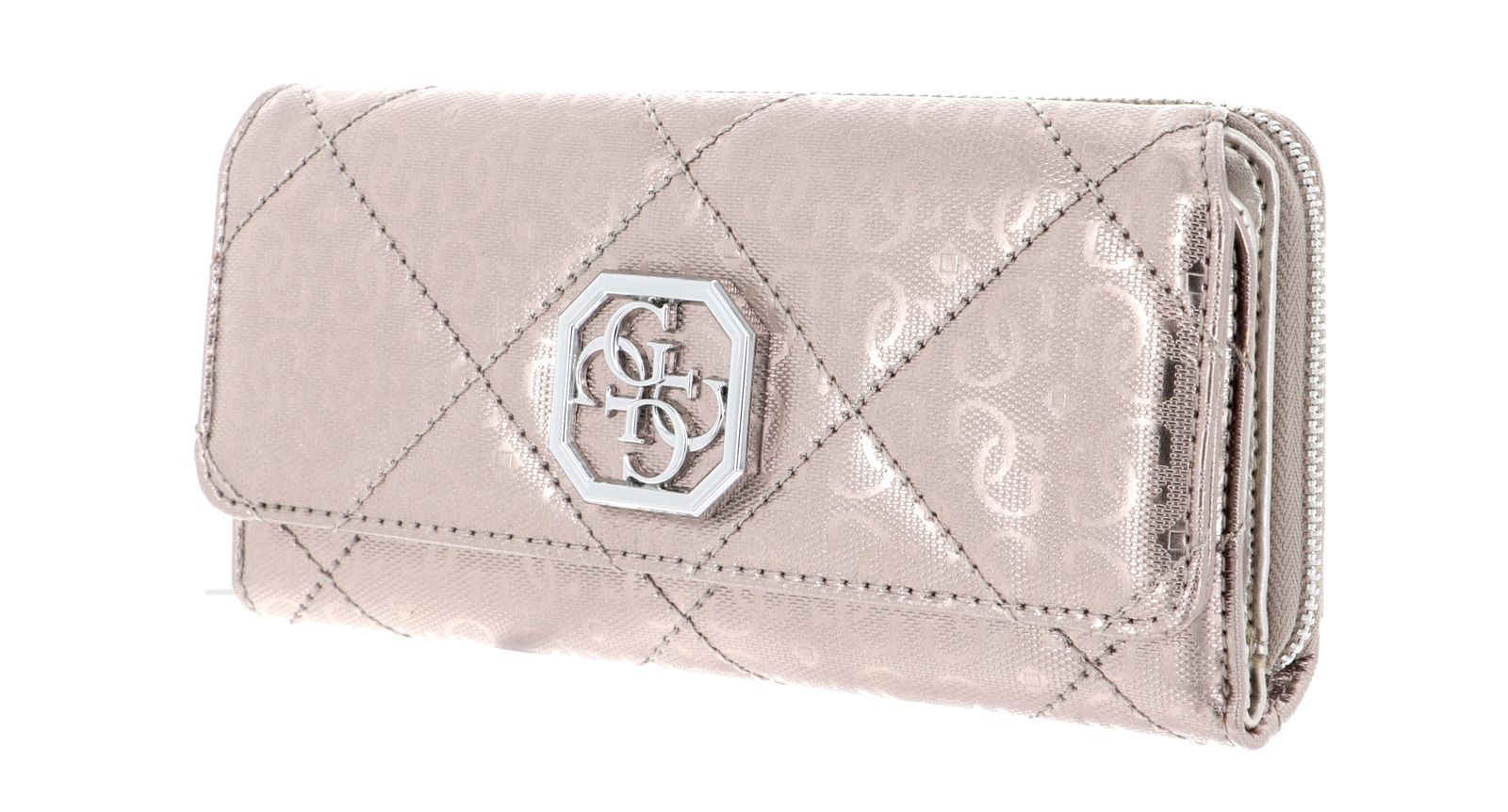 Guess Dilla Slg Lrg Clutch Organizer Pewter Ceres Webshop