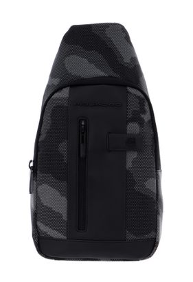 PIQUADRO Brief Sling Bag Camouflage Nero